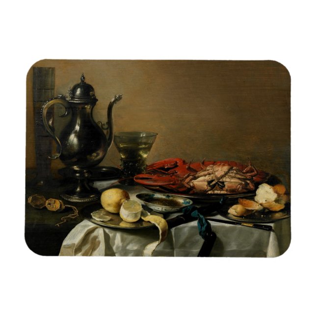Imán Still Life, 1643 (petróleo en el panel) (Horizontal)