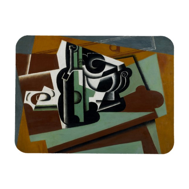 Imán Still Life, 1917 (petróleo en el panel) (Horizontal)