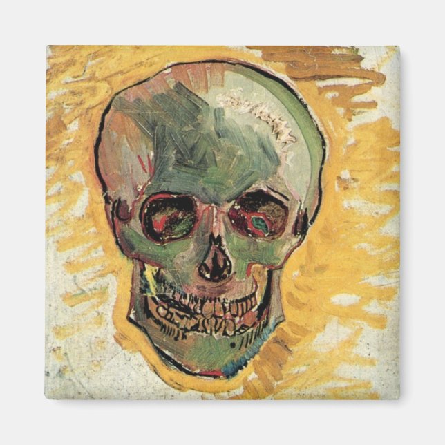 Imán Still Life Skull de Vincent van Gogh (Frente)
