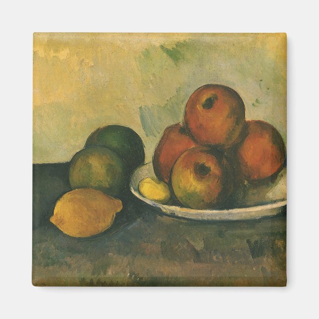 Imán Still Life with Apples de Paul Cezanne (Frente)