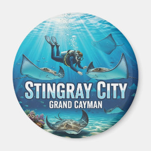 Imán Stingrays en Gran Caimán