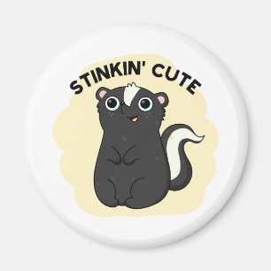 Imán Stinkin Funny Adorable Skunk Pun