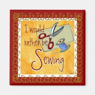 Imán Stitchers masticando sátira