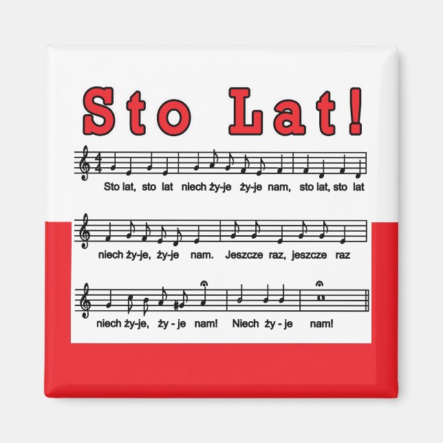Imán ¡Sto Lat! Canción (Frente)