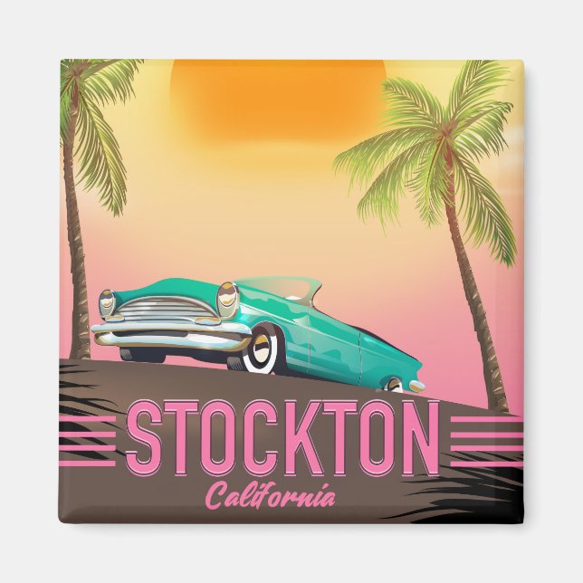Imán Stockton California EE. UU. (Frente)
