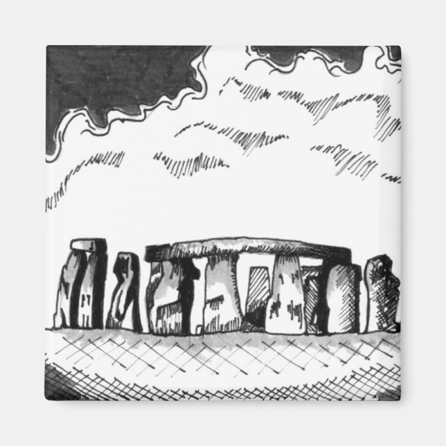 Imán Stonehenge imnet (Frente)