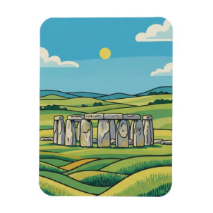 Imán Stonehenge Inglaterra Reino Unido Viaje