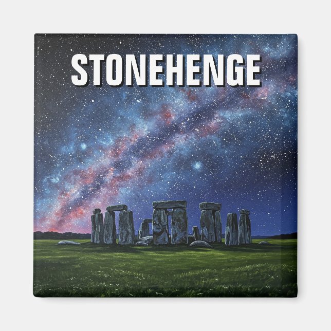 Imán Stonehenge Inglaterra Reino Unido Viajes (Frente)