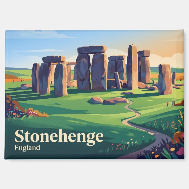 Imán Stonehenge Reino Unido (Anverso)