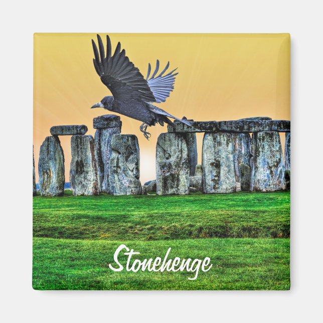 Imán Stonehenge Standing Stones & Rook (Frente)
