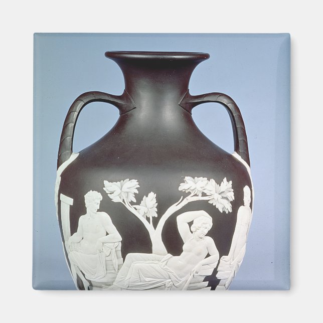 Imán Stoneware, copia de la bolsa de Portland (Frente)