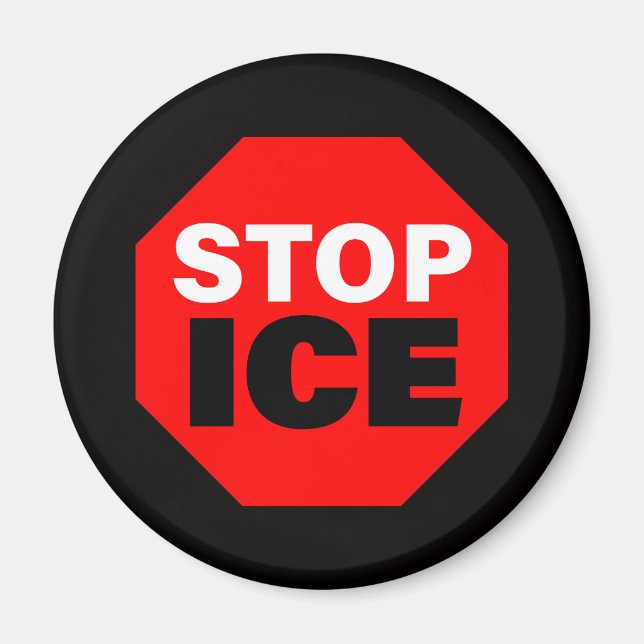 Imán Stop ICE (Frente)