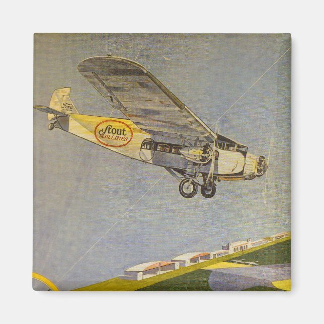 Imán Stout Airlines (Frente)