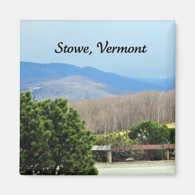 Imán Stowe, Vermont (Frente)