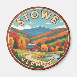 Imán Stowe Vermont Travel