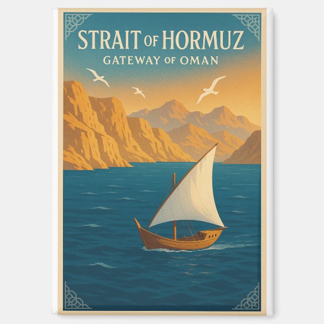 Imán Strait of Hormuz – Gateway of Oman (Anverso)