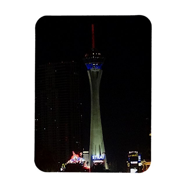 Imán Stratosphere Tower Las Vegas #2 Magnet (Vertical)