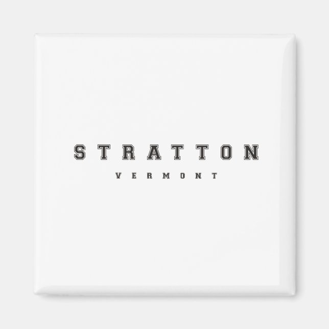 Imán Stratton Vermont (Frente)