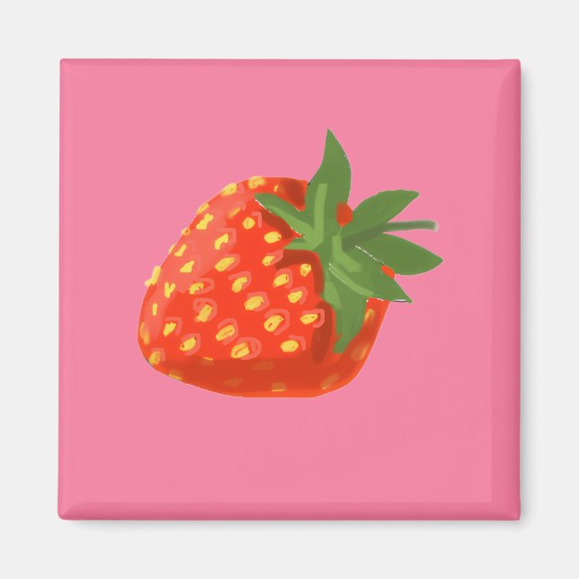 Imán Strawberry (Frente)