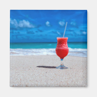 Imán Strawberry Daiquiri Tropical Punch Caribbean Beach