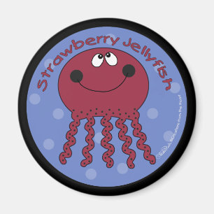 Imán Strawberry Jellyfish