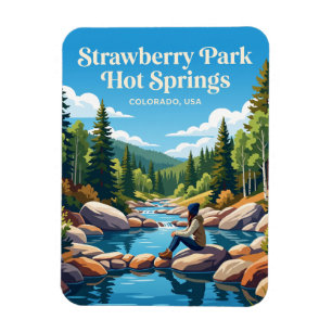 Imán Strawberry Park Hot Springs EE. UU.
