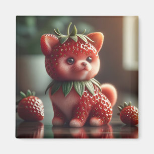 Imán Strawberry Pomeranian