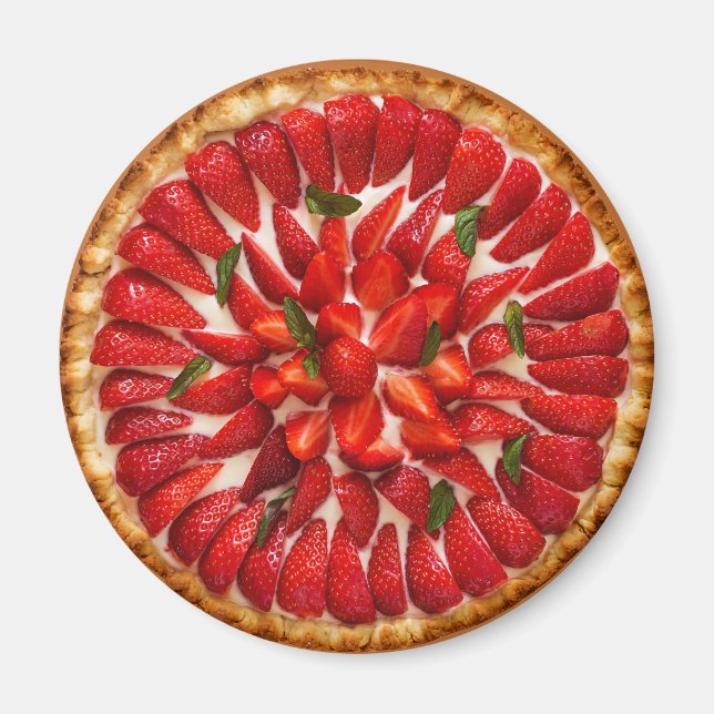 Imán Strawberry Tart Magnet (Frente)