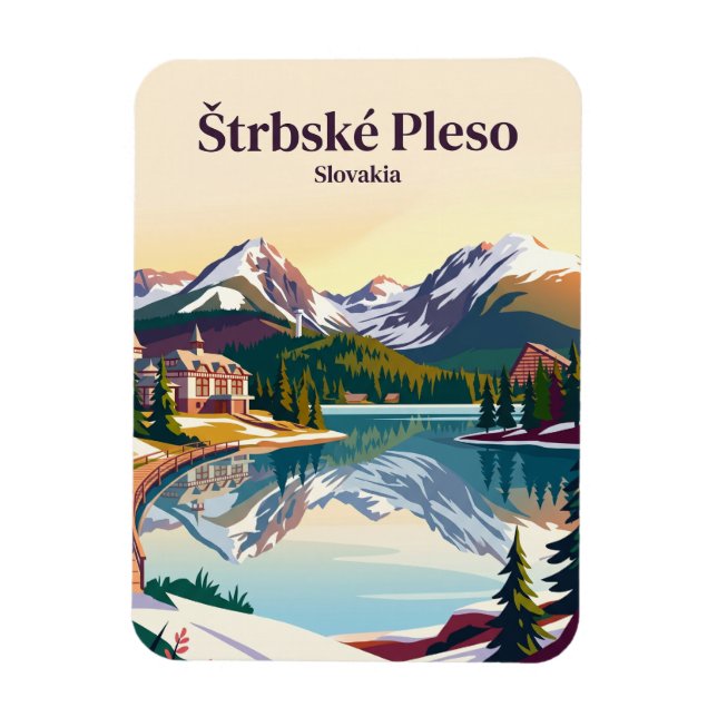 Imán Štrbské Pleso Eslovaquia (Vertical)