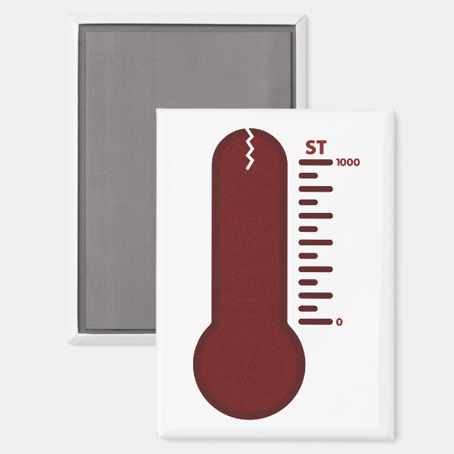 Imán Stress Thermometer Magnet (Anverso/Reverso)