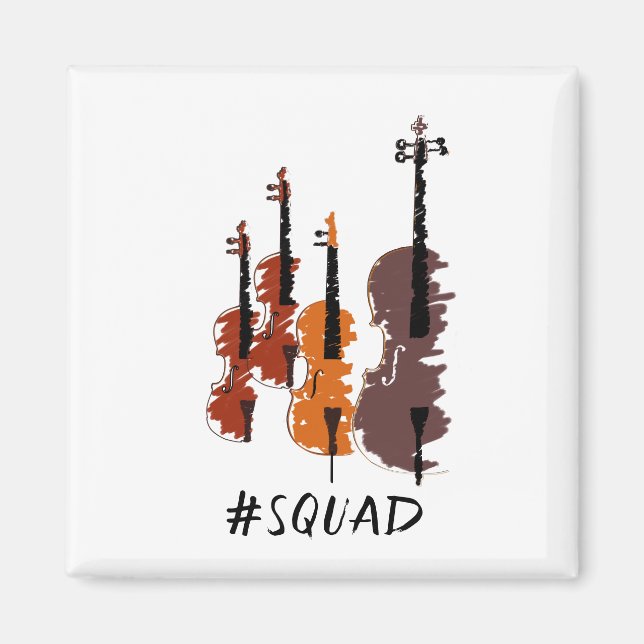 Imán Strings Squad Music Magnet (Frente)