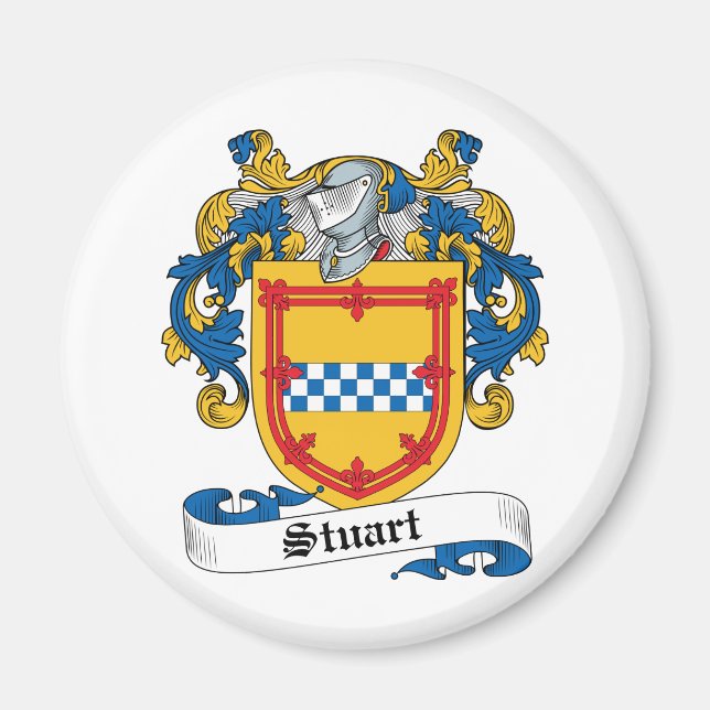 Imán Stuart Family Crest (Frente)