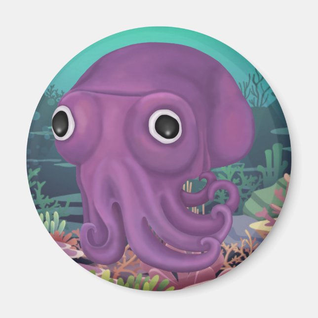 Imán Stubby Squid (Frente)