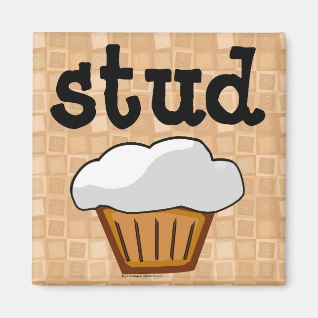 Imán Stud Muffin (Frente)