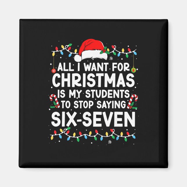 Imán Students Saying 6-7 67 Six Seven Meme Teacher Chri (Frente)