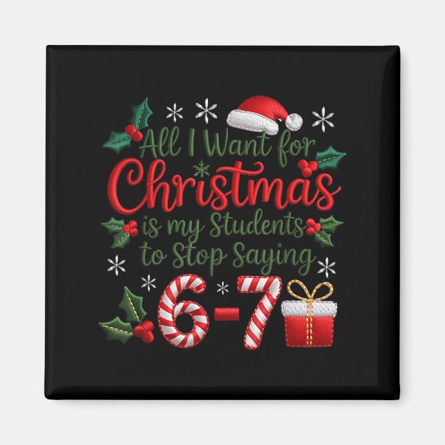 Imán Students Stop Saying 6-7 Meme 67 Funny Teachers Ch (Frente)