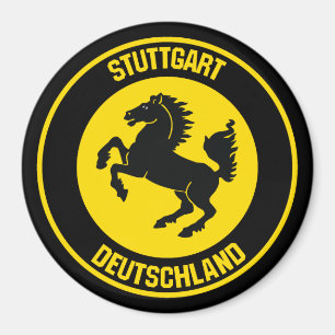Imán Stuttgart Round Emblem