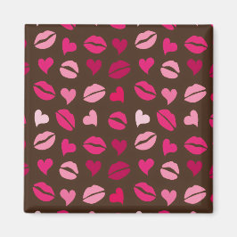 Imán Stylish Red Heart Love Gift for Valentine’s Day