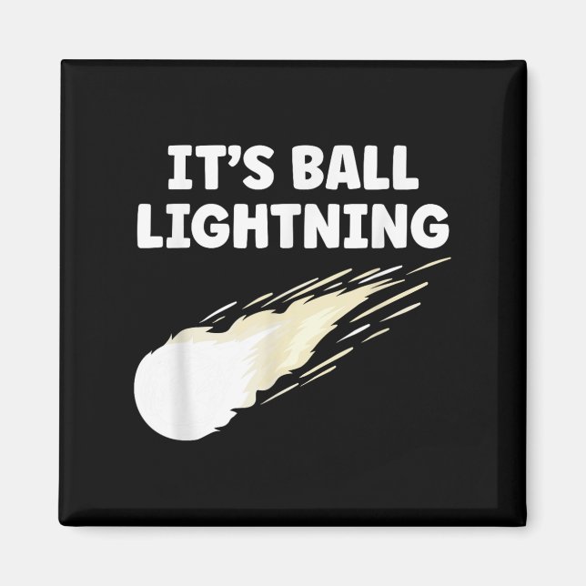 Imán Su Ball Lightning Funny Ufo Y Disbel Paranormal (Frente)