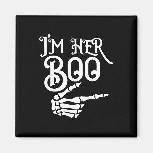 Imán Su Boo Soy Su Pareja Fantasma Fantasma Halloween