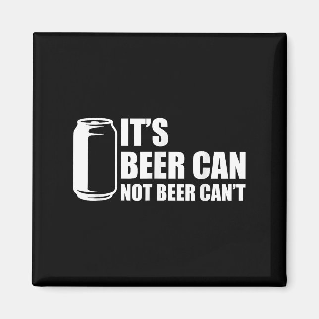 Imán Su Cerveza No Puede Ser Cant (Frente)