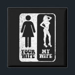 Imán Su Esposa Mi Esposa Boda Esposo Groom Fiance Sr.<br><div class="desc">Su Esposa Mi Esposa Boda Esposo Groom Fiance Sr. Engaged</div>