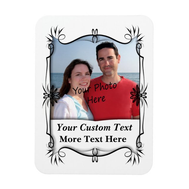 Imán Su Foto En Un Magnet Flexible (Vertical)