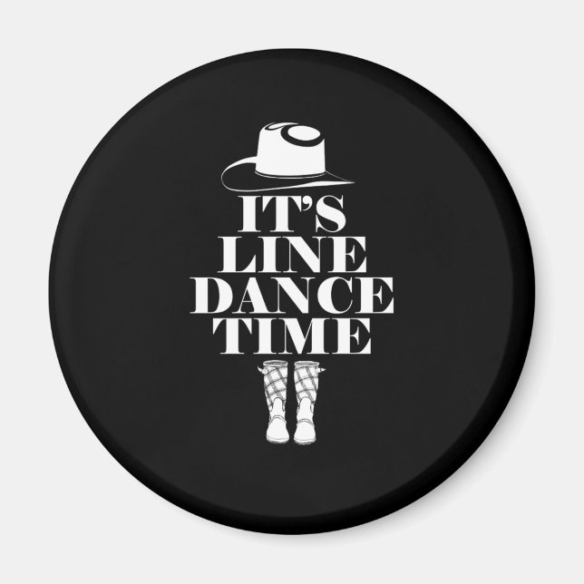 Imán Su línea de tiempo de baile Line Dancing Music Boo (Frente)