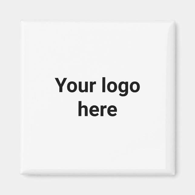 Imán su logotipo aquí sencillo y mínimo (Frente)