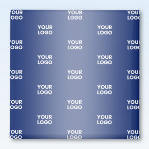 Imán Su logotipo Logotipo de repetición simple Gradient