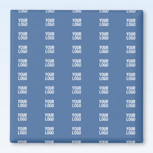 Imán Su logotipo o imagen   Patrón de rayas verticales