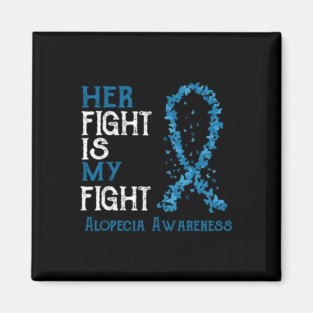 Imán Su Lucha Es Mi Conciencia De La Alopecia De La Luc (Frente)