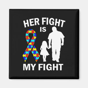 Imán Su lucha es mi lucha Conciencia del autismo padre