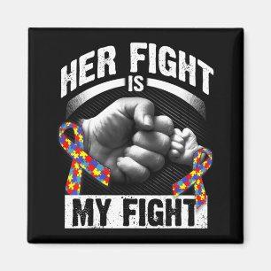Imán Su lucha es mi lucha contra el autismo, conciencia